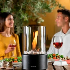 Innovagoods Bioethanol Bordpejs Heatfir Transparent