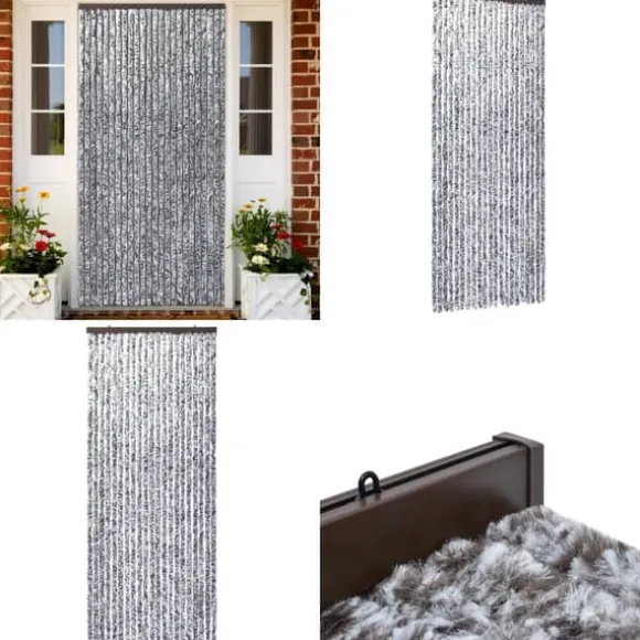 Insektgardin 90 x 220 cm brun og beige - Insektgardin - Insektgardiner - Home & Living