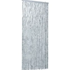 Insektgardin 90 x 220 cm hvid og grå - Insektgardin - Insektgardiner - Home & Living