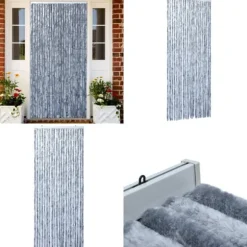 Insektgardin 90 x 220 cm sølvfarvet - Insektgardin - Insektgardiner - Home & Living