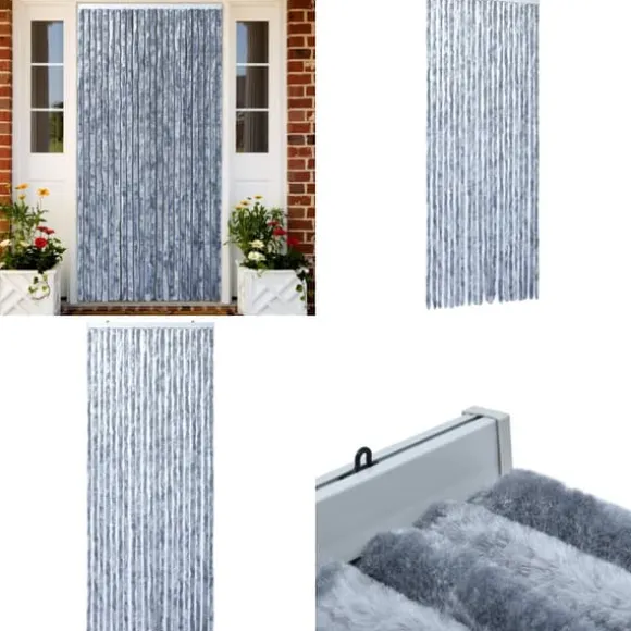 Insektgardin 90 x 220 cm sølvfarvet - Insektgardin - Insektgardiner - Home & Living
