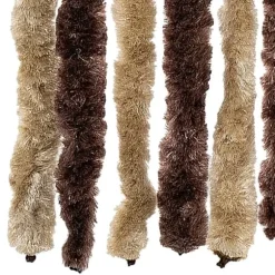 Insektgardin i chenille - Beskytter mod insekter | Farve: Beige og lysebrun | Størrelse: 100x220 cm