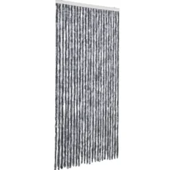 Insektgardin med chenilletråde - Beskytter mod insekter | Farve: Sølv | Størrelse: 100 x 220 cm