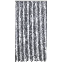 Insektgardin med chenilletråde - Beskytter mod insekter | Farve: Sølv | Størrelse: 100 x 220 cm