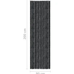 Insektgardin 90x200 cm chenille antracitgrå - Insektgardin - Insektgardiner - Home & Living