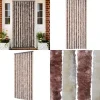 Insektgardin 90x200 cm chenille beige og lysebrun - Insektgardin - Insektgardiner - Home & Living
