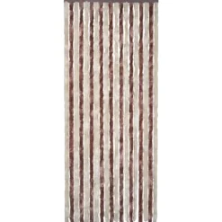 Insektgardin 90x200 cm chenille beige og lysebrun - Insektgardin - Insektgardiner - Home & Living