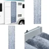 Insektgardin 90x200 cm chenille sølvfarvet - Insektgardin - Insektgardiner - Home & Living