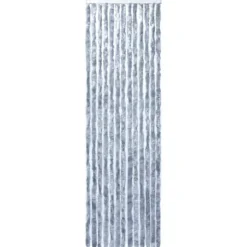 Insektgardin 90x200 cm chenille sølvfarvet - Insektgardin - Insektgardiner - Home & Living