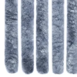 Insektgardin 90x200 cm chenille sølvfarvet - Insektgardin - Insektgardiner - Home & Living