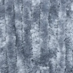 Insektgardin 90x200 cm chenille sølvfarvet - Insektgardin - Insektgardiner - Home & Living