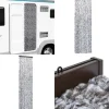 Insektgardin 56x200 cm chenille brun og beige - Insektgardin - Insektgardiner - Home & Living