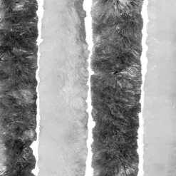 Insektgardin 90x200 cm chenille grå og hvid - Insektgardin - Insektgardiner - Home & Living