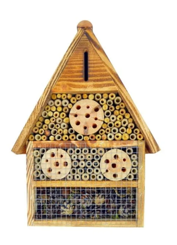 Insekthotel XXL 15.2 – hus til bier, humlebier og mariehøns – have