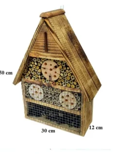 Insekthotel XXL 15.2 – hus til bier, humlebier og mariehøns – have