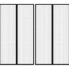 Insektnet til dør med magneter - 2 stk. | Farve: Sort | Størrelse: 200x80 cm