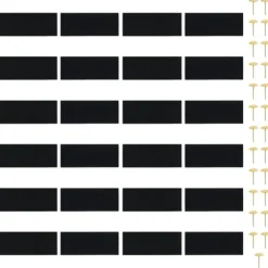 Insektnet til dør med magneter - 2 stk. | Farve: Sort | Størrelse: 200x80 cm