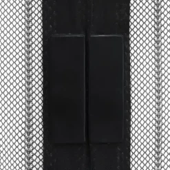 Insektnet til dør med magneter - 2 stk. | Farve: Sort | Størrelse: 200x80 cm