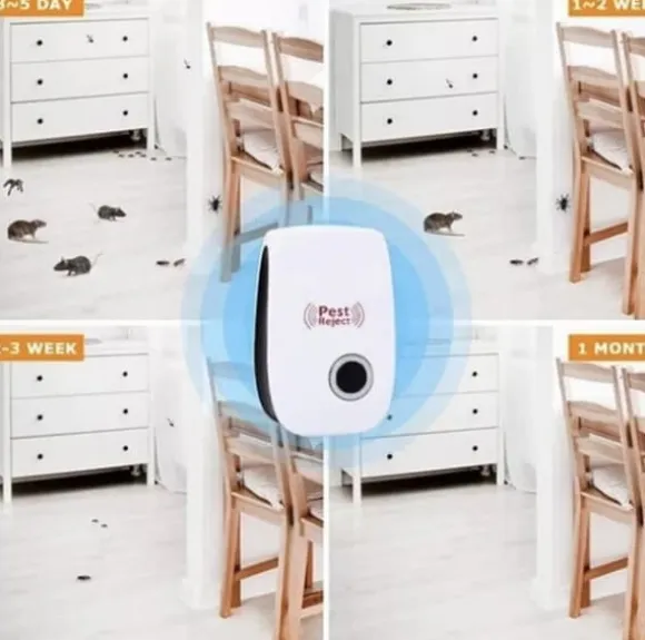 Intelligent Avskräckande Ultraljud Mot Mygg & Insekter