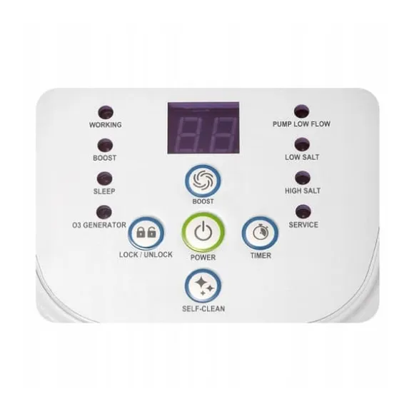 Intex - Saltvandssystem 26670GS & Svømmebassin Salt 100 kg