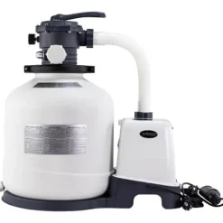 Intex - Sandfilterpumpe 3500 L/u & Filterzand 100 kg