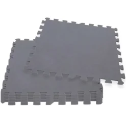 INTEX - swimmingpoolfliser - puslespilsmåtte - 50x50 cm - 8 stykker - grå