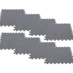 INTEX - swimmingpoolfliser - puslespilsmåtte - 50x50 cm - 8 stykker - grå