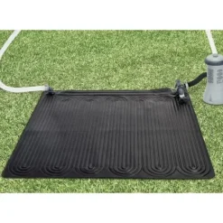 Intex - 4x Svømmebassinvarme & Sandfilterpumpe 3500 L/h & Filtersand 50 kg &WAYS Skrubebørste