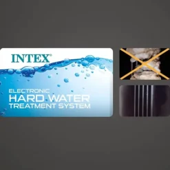 INTEX boblebad med massagefunktion PureSpa 216x71 cm 6 pers. rund