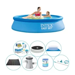 Intex Easy Set Rund 244x61 cm - Pool Comfort Pakke