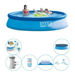 Intex Easy Set Rund 396x84 cm - Pool med tilbehør