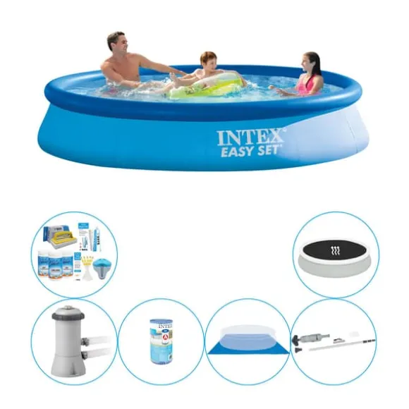 Intex Easy Set Rund 366x76 cm - Kombineret poolpakke