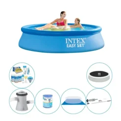 Intex Easy Set Rund 244x61 cm - Kombineret poolpakke