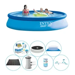 Intex Easy Set Rundt 396x84 cm - Alt i 1 poolsæt