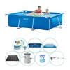 Intex Frame Pool Rektangulær 220x150x60 cm - Pool Deal