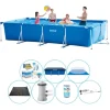Intex Frame Pool Rektangulær 450x220x84 cm - Pool Deal