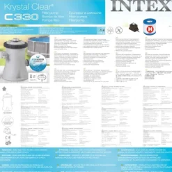 INTEX genopladelig spa- og poolstøvsuger