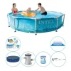 Intex Metalramme Rund Strand 305x76 cm - Pool med tilbehør