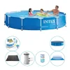 Intex Metalramme Rund 366x76 cm - Pool plus tilbehør