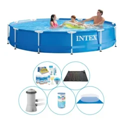 Intex Metalramme Rund 366x76 cm - 6 stk - Pool plus tilbehør