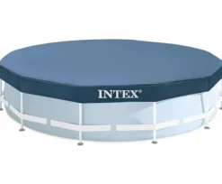 Intex Pooloverdækning med ramme 305 cm #28030