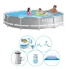 Intex Prisme Ramme Rund 366x76 cm - 6 stk - Pool med tilbehør