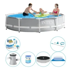 Intex Prisme Stel Rund 305x76 cm - Pool kombi tilbud