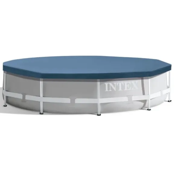 Intex Round Frame Swimming Pool - 305 x 76 cm - Blå - Inklusive Tilbehør CB16