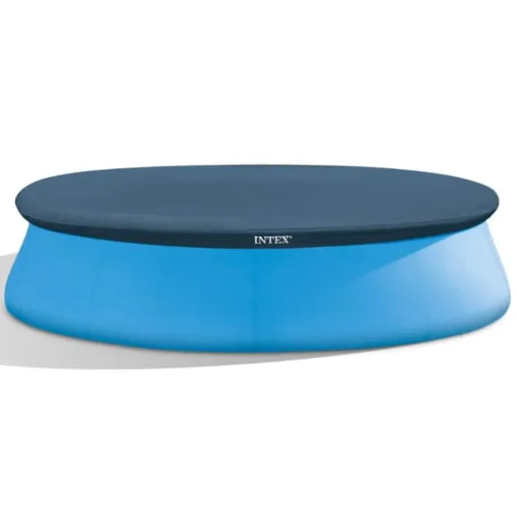 Intex rund oppustelig let sæt swimmingpool - 305 x 61 cm - blå - inkluderet tilbehør CB76