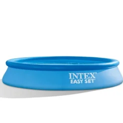 Intex rund oppustelig let sæt swimmingpool - 305 x 61 cm - Blå - Inklusive Tilbehør CB94