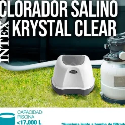 Intex Saltchlorinator Til Pools Op Til 17 M³ Hvid