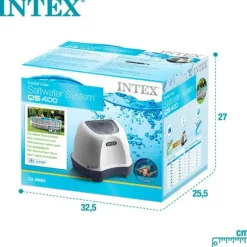 Intex Saltchlorinator Til Pools Op Til 17 M³ Hvid