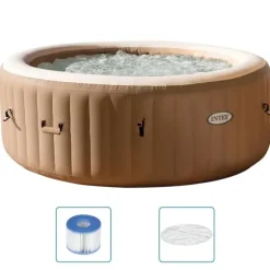 INTEX spabad med massagefunktion PureSpa 196x71 cm rund