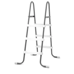 Intex svømmebassin med rund prismeramme - 366 x 76 cm - Grå - Inkluderet tilbehør CB71